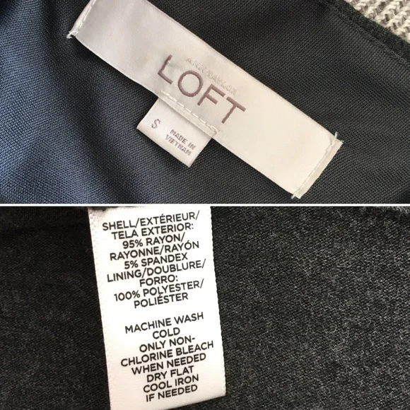 Loft heather gray maxi dress - Picture 7 of 8